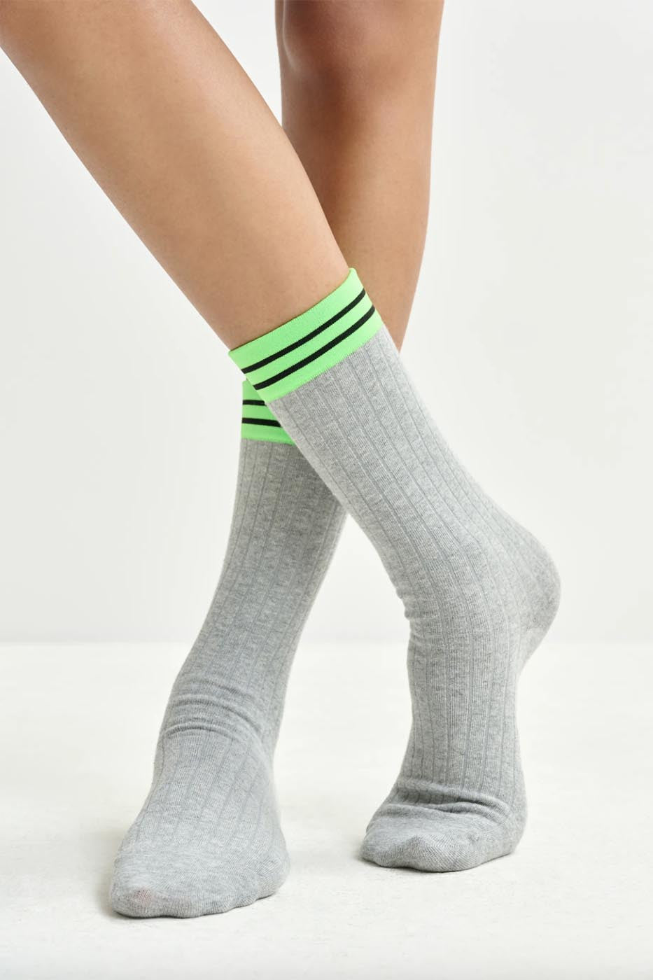 Chaussettes côtelées