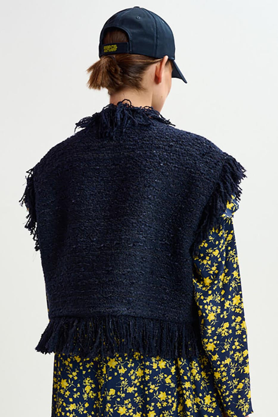 Veste courte sans manches