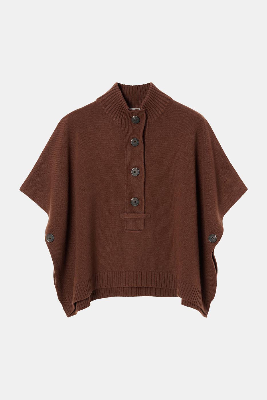 Poncho en laine fine