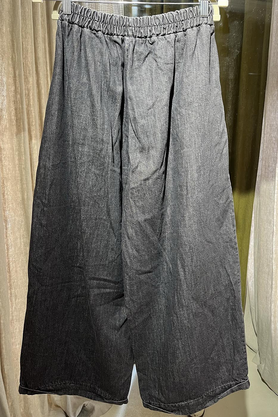 Le magic large jean gris