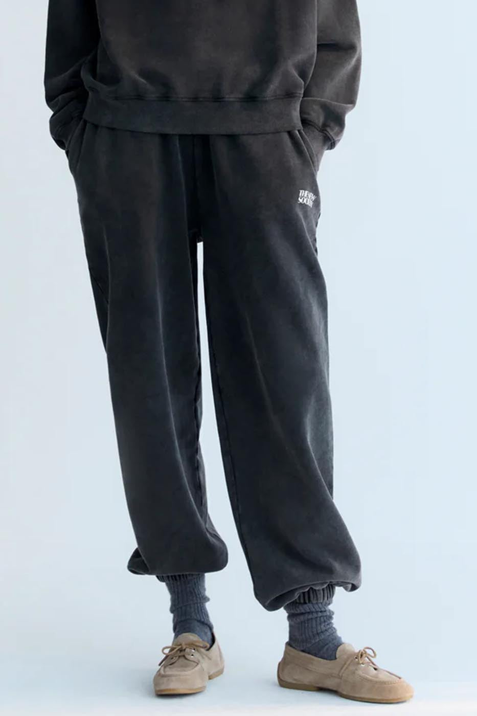 Jogging gris délavé