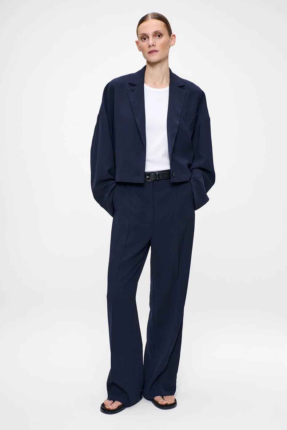 VESTE BLOUSON EN CRÊPE JAPONAIS