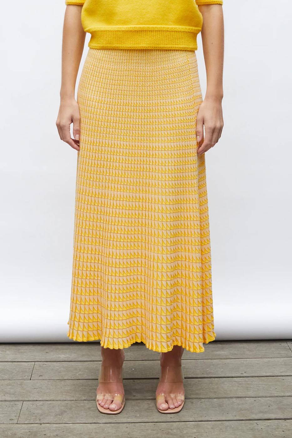 Jupe fluide cocktail soleil