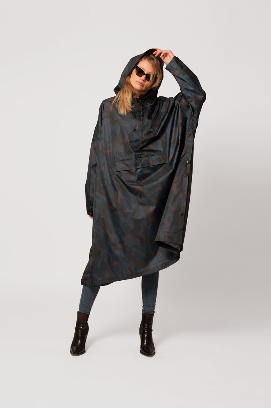 Poncho Rainkiss Storm Camo