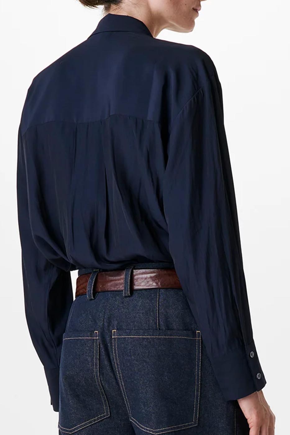 Chemise sleek ruffle