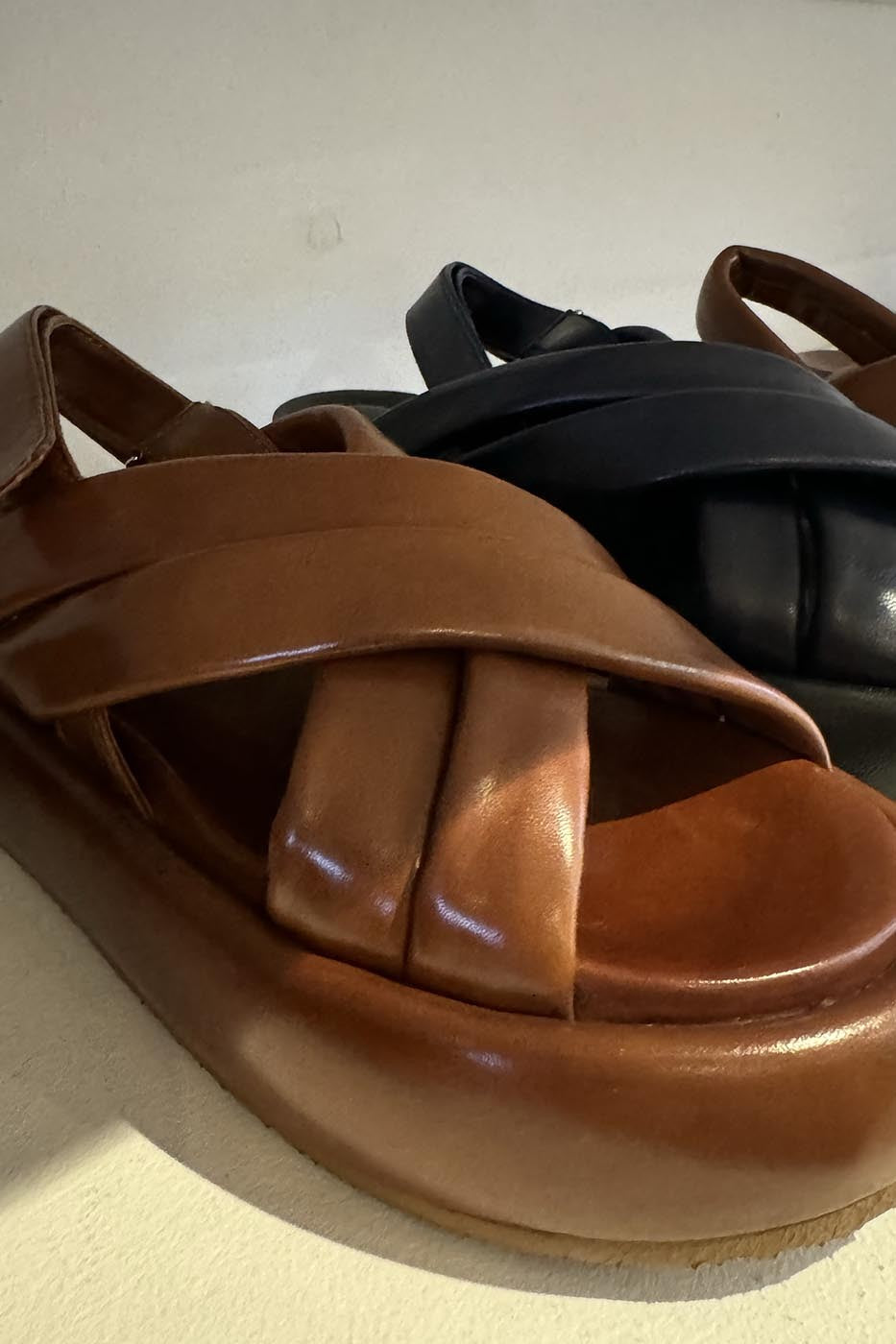 Sandales compensées