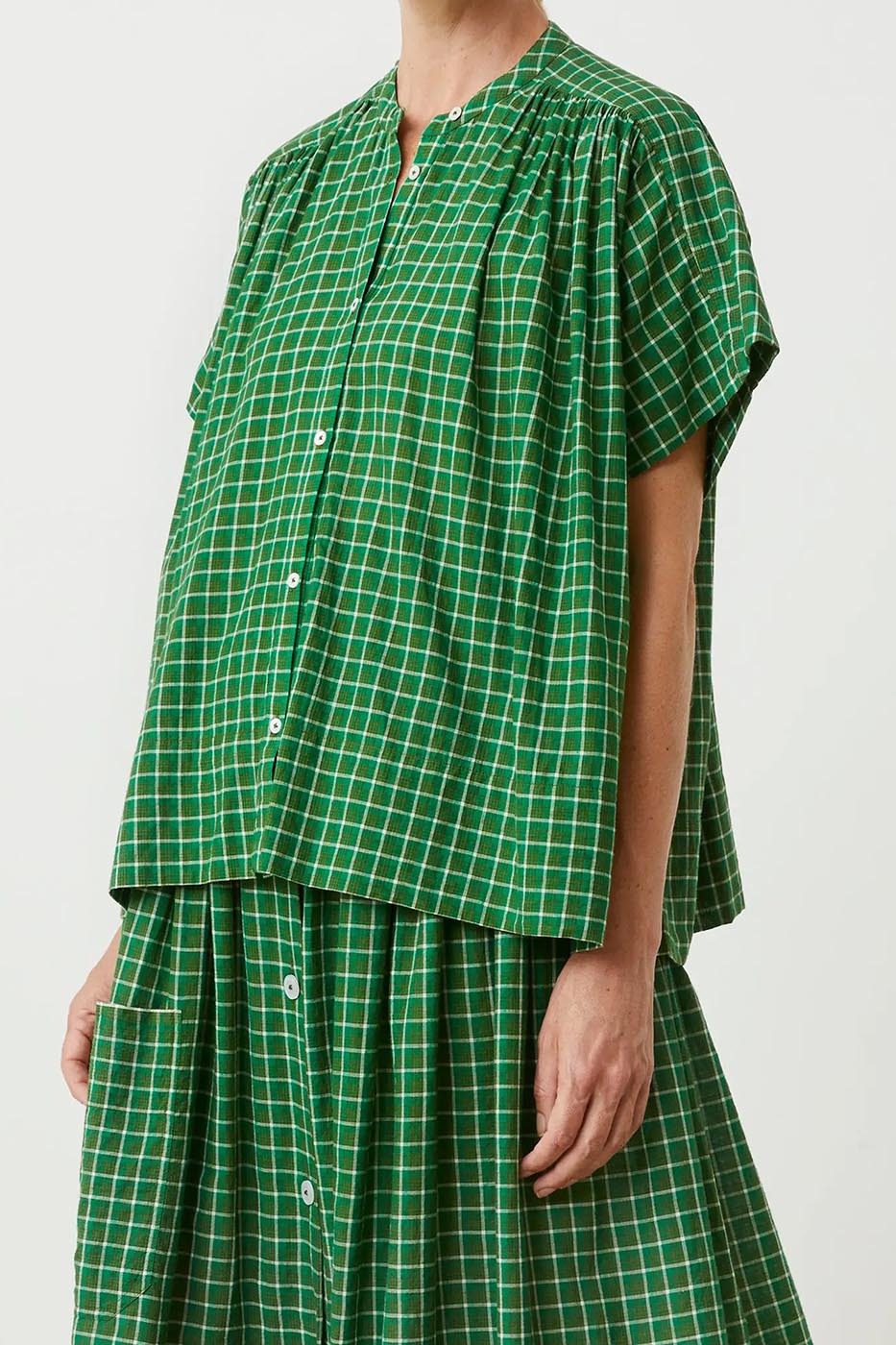 Blouse Max N°775 Messager Checks Palm