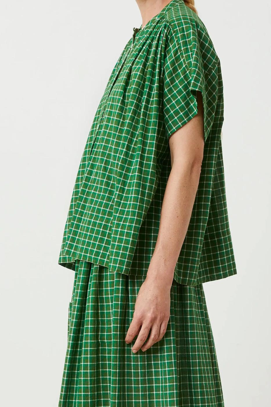 Blouse Max N°775 Messager Checks Palm