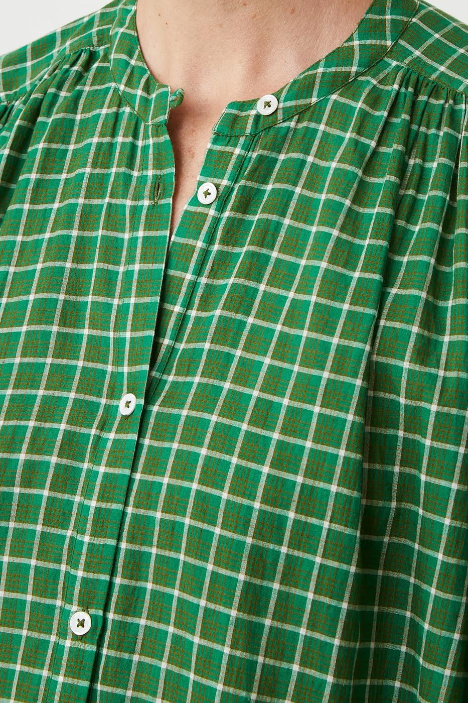 Blouse Max N°775 Messager Checks Palm