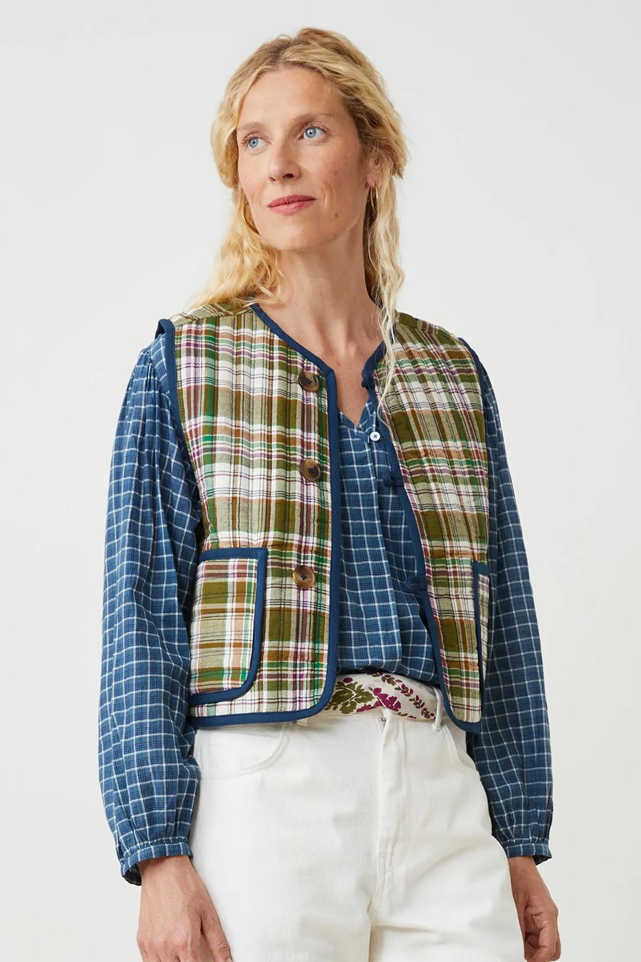 Gilet Annie N°828 Secret Checks Amazon