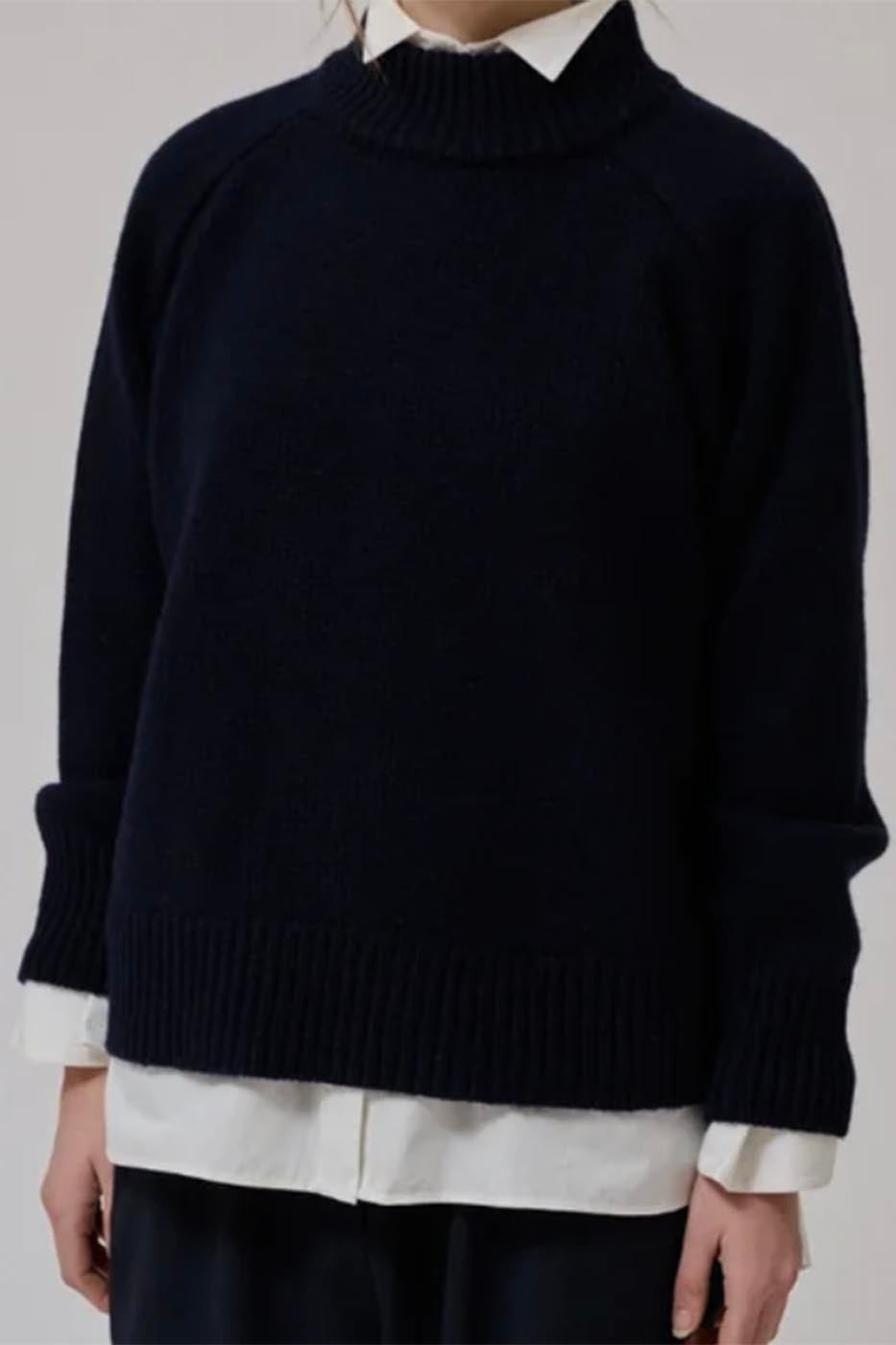 Pull-over valley knit