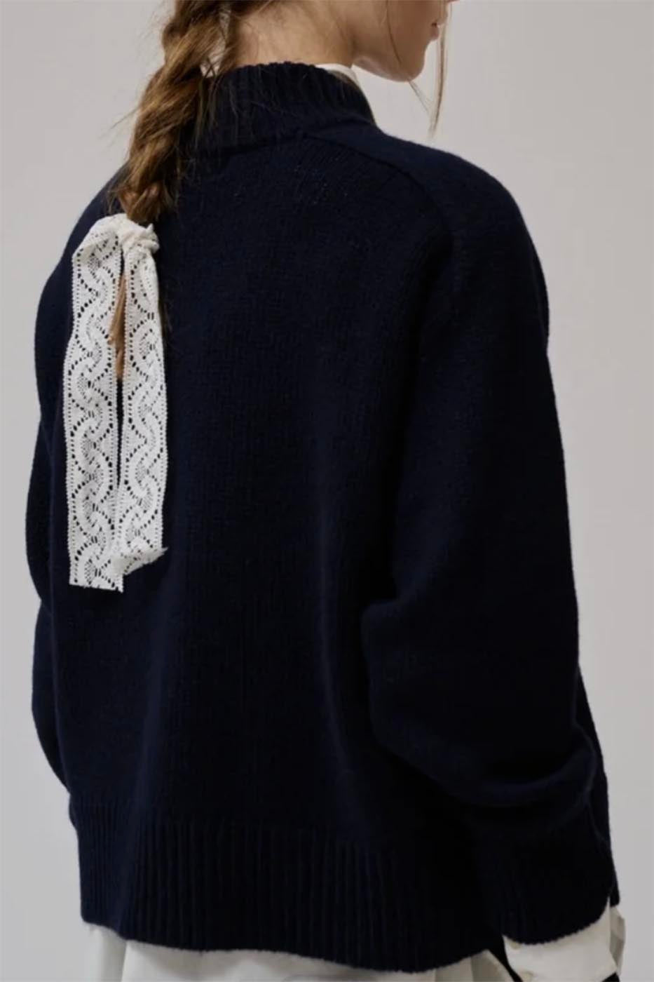 Pull-over valley knit
