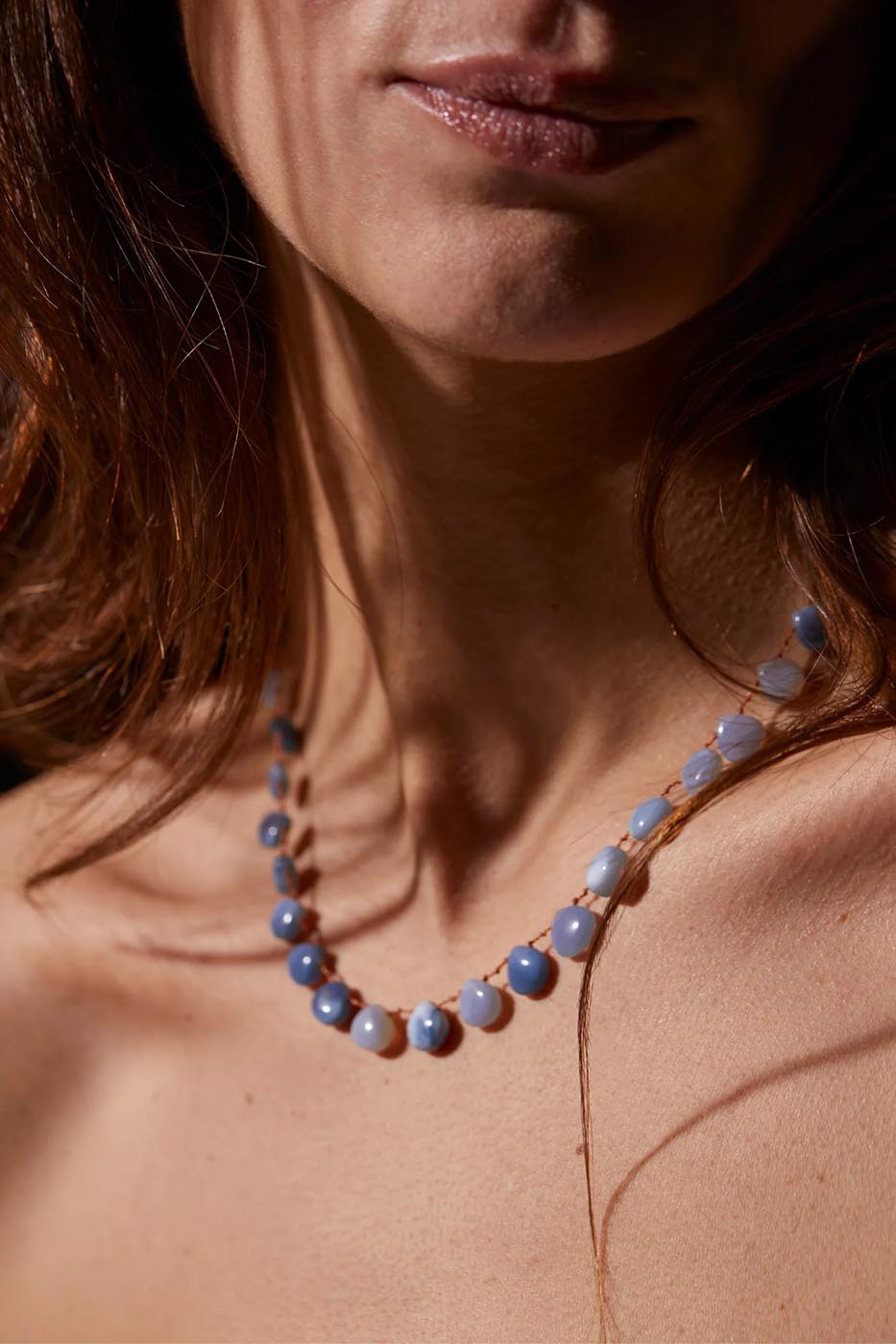 Collier Berryblue · Opale bleue