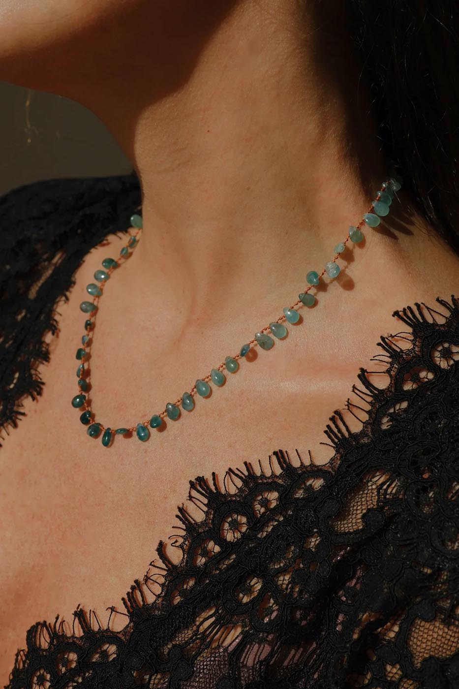 Collier Osprey · Grandidierite