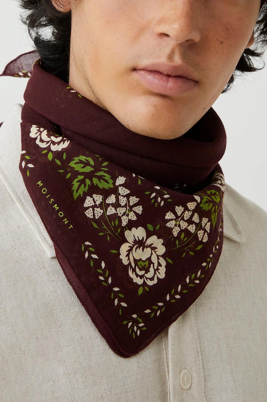 Foulard Fichu N°652 Garnet