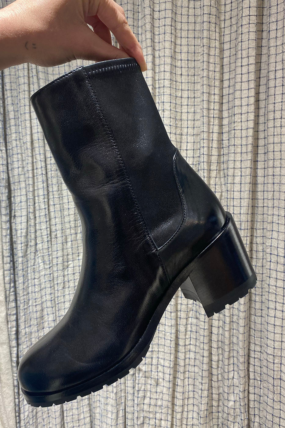 Bottines talon noir