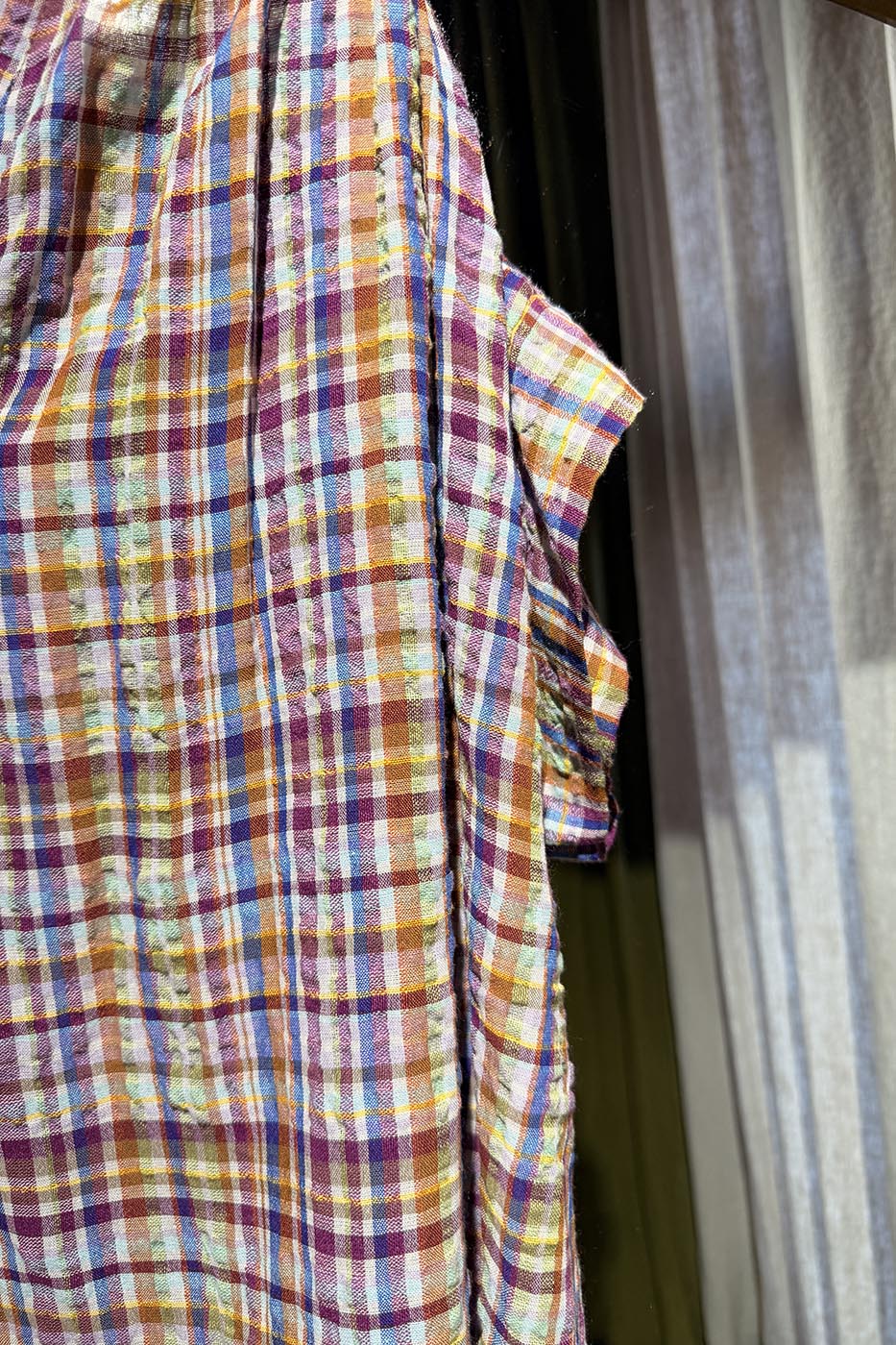 Blouse a carreaux