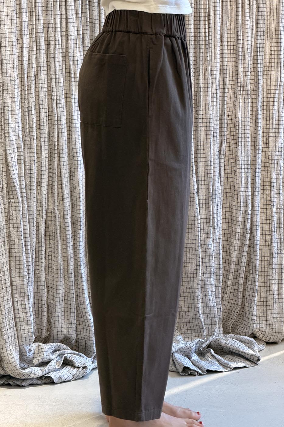 Pantalon flora barrel
