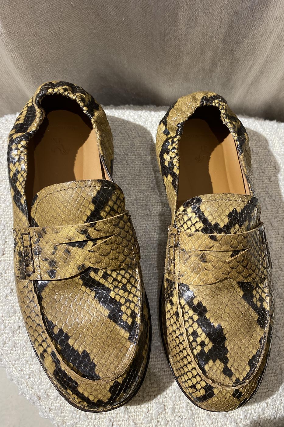 Chaussures diamant cafe