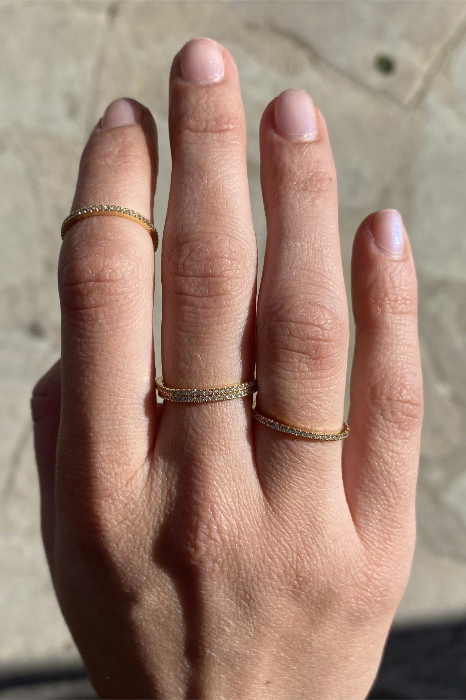 Bague fine