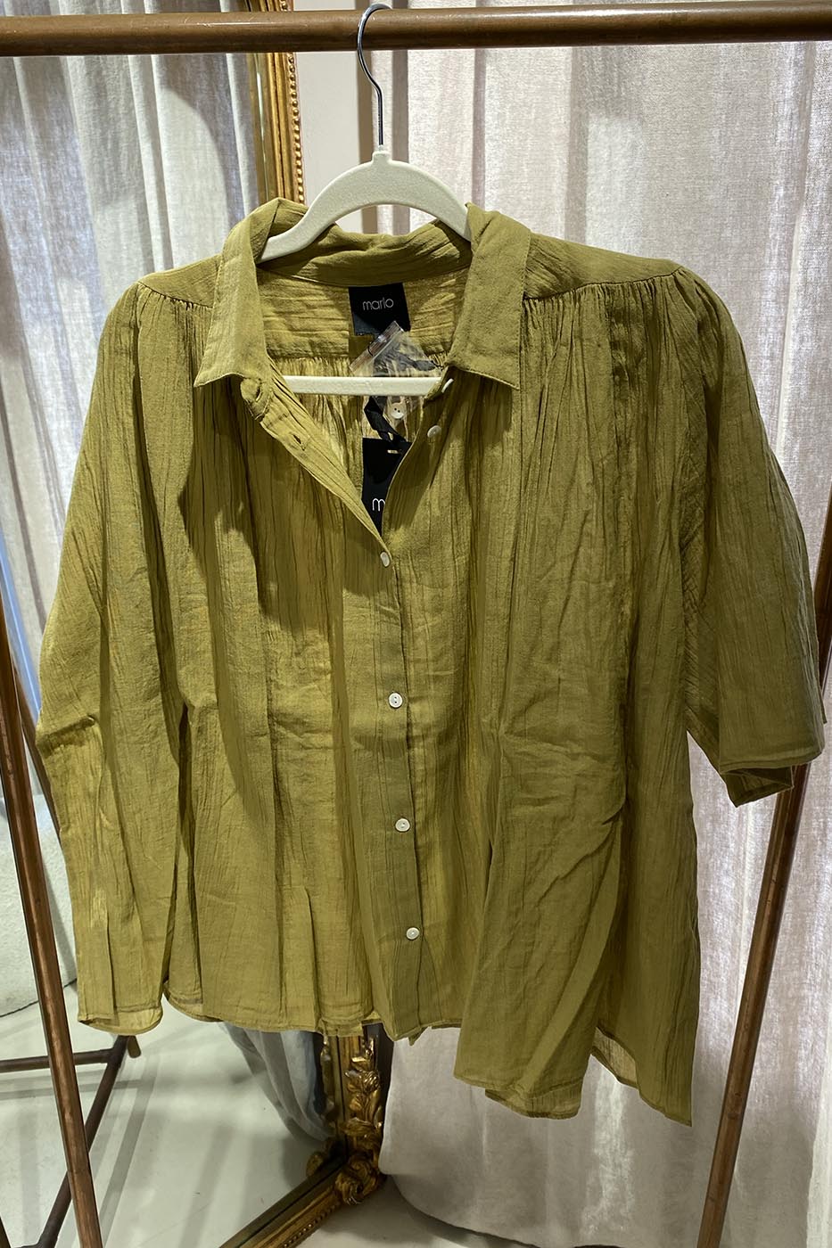 Blouse Lison tabac
