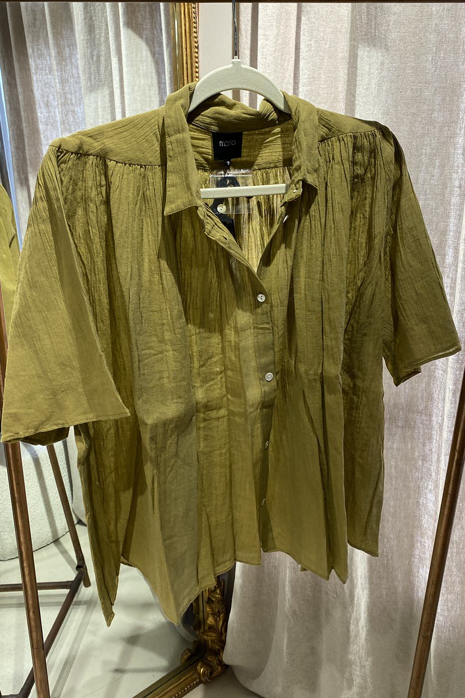 Blouse Lison tabac