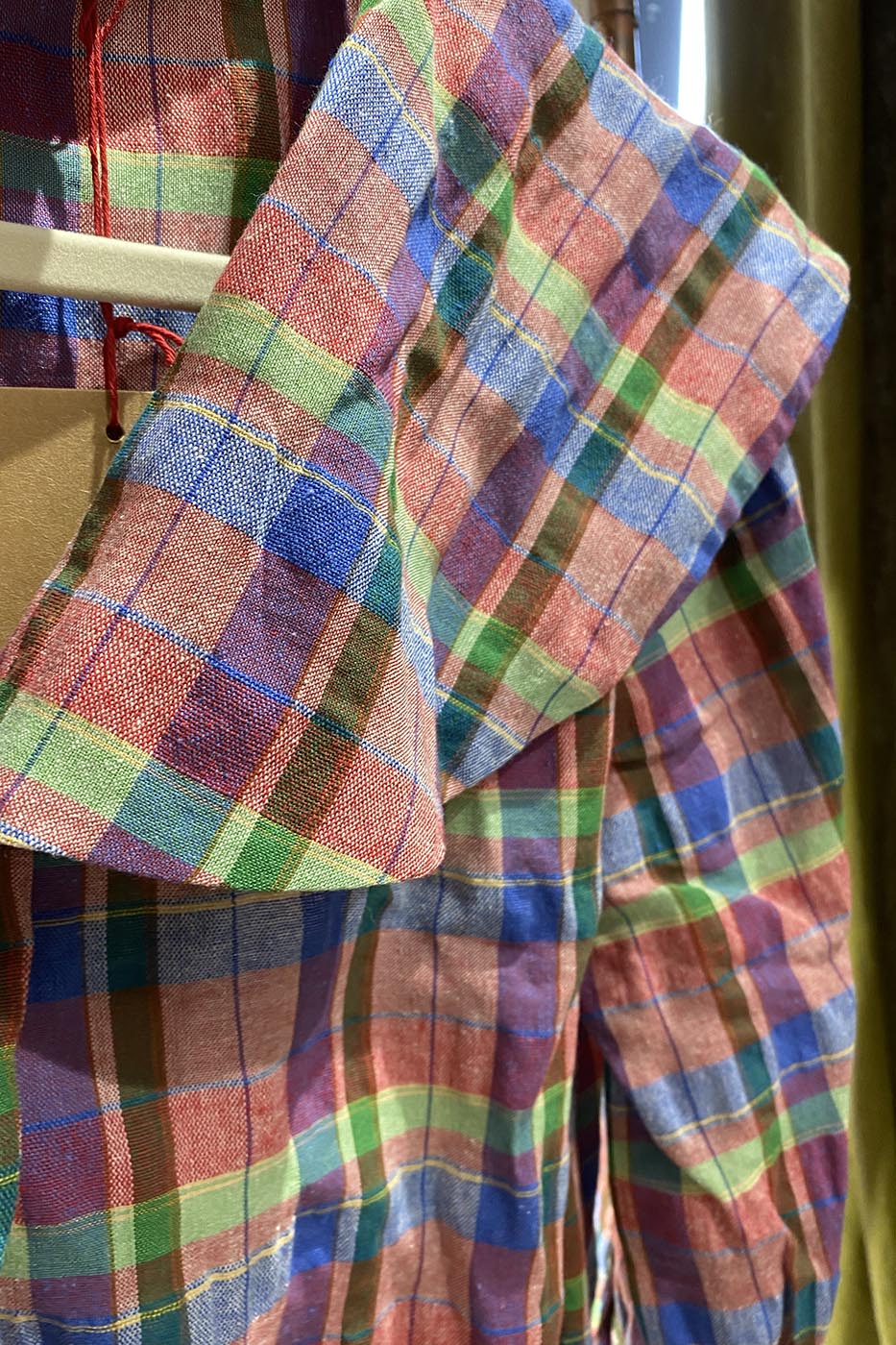 Blouse à carreaux