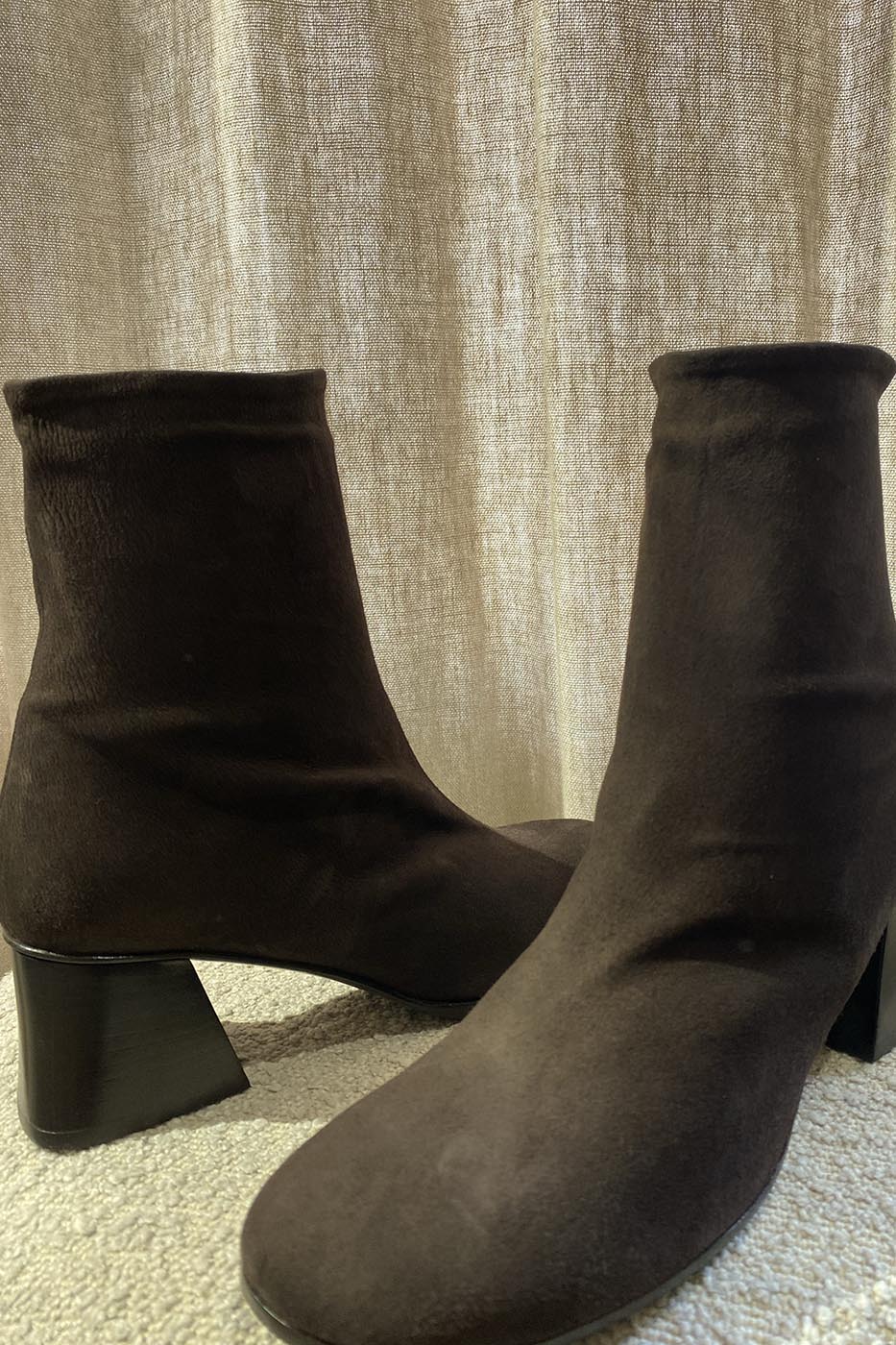 Bottines velours