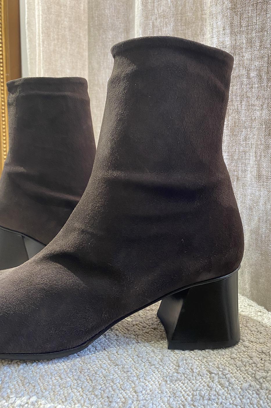 Bottines velours