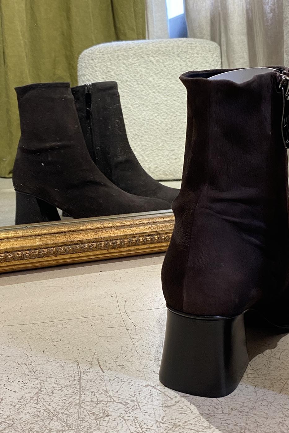 Bottines velours
