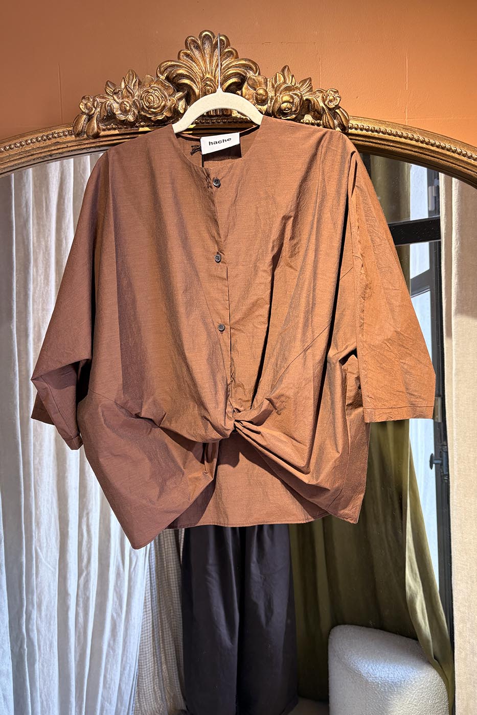 Knot blouse V23120713