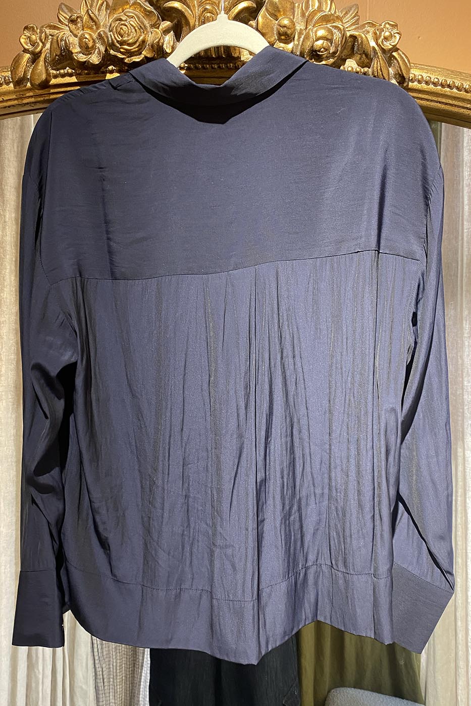 Chemise sleek ruffle