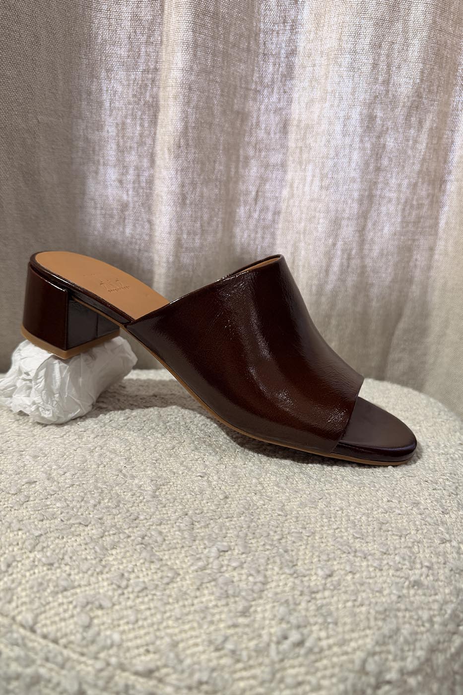 Sandales à talons marron