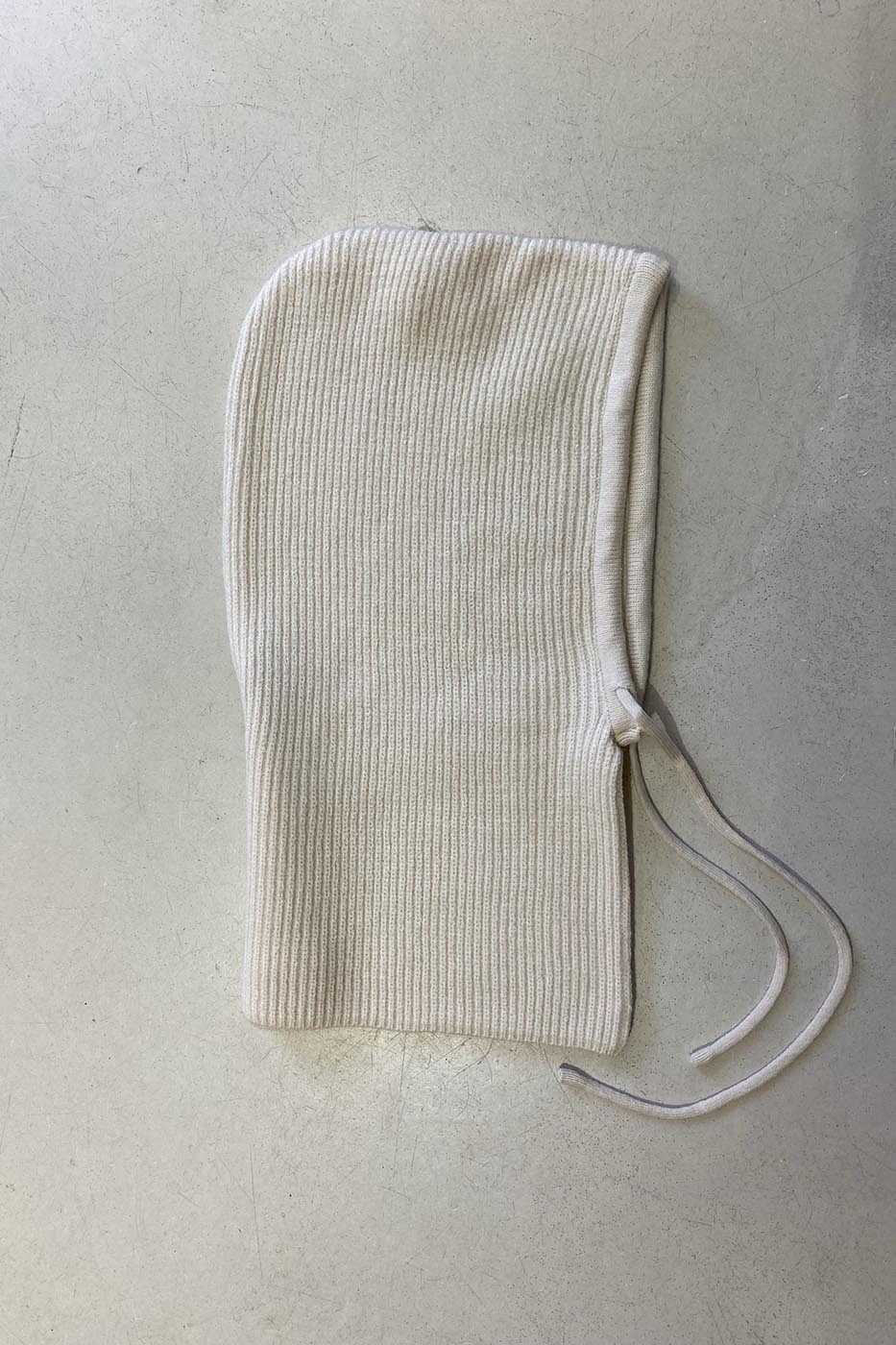 Cagoule maille cotelée