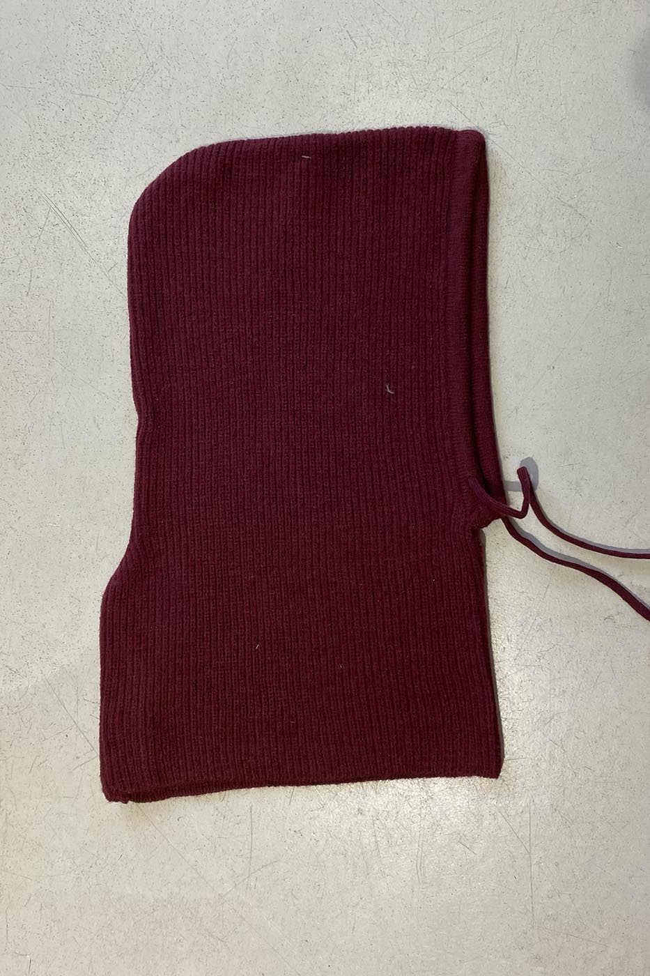 Cagoule maille cotelée