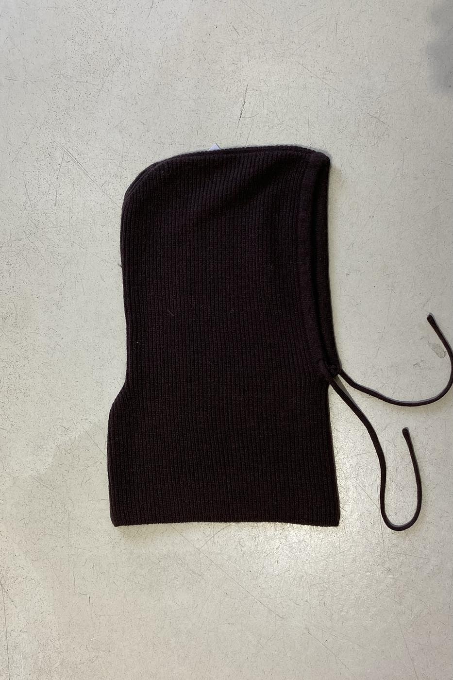 Cagoule maille cotelée