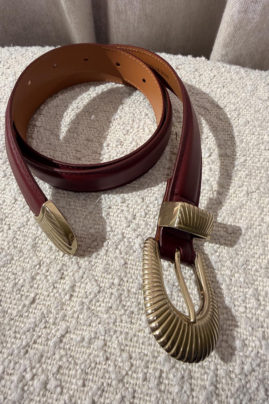 CEINTURE BORDEAUX