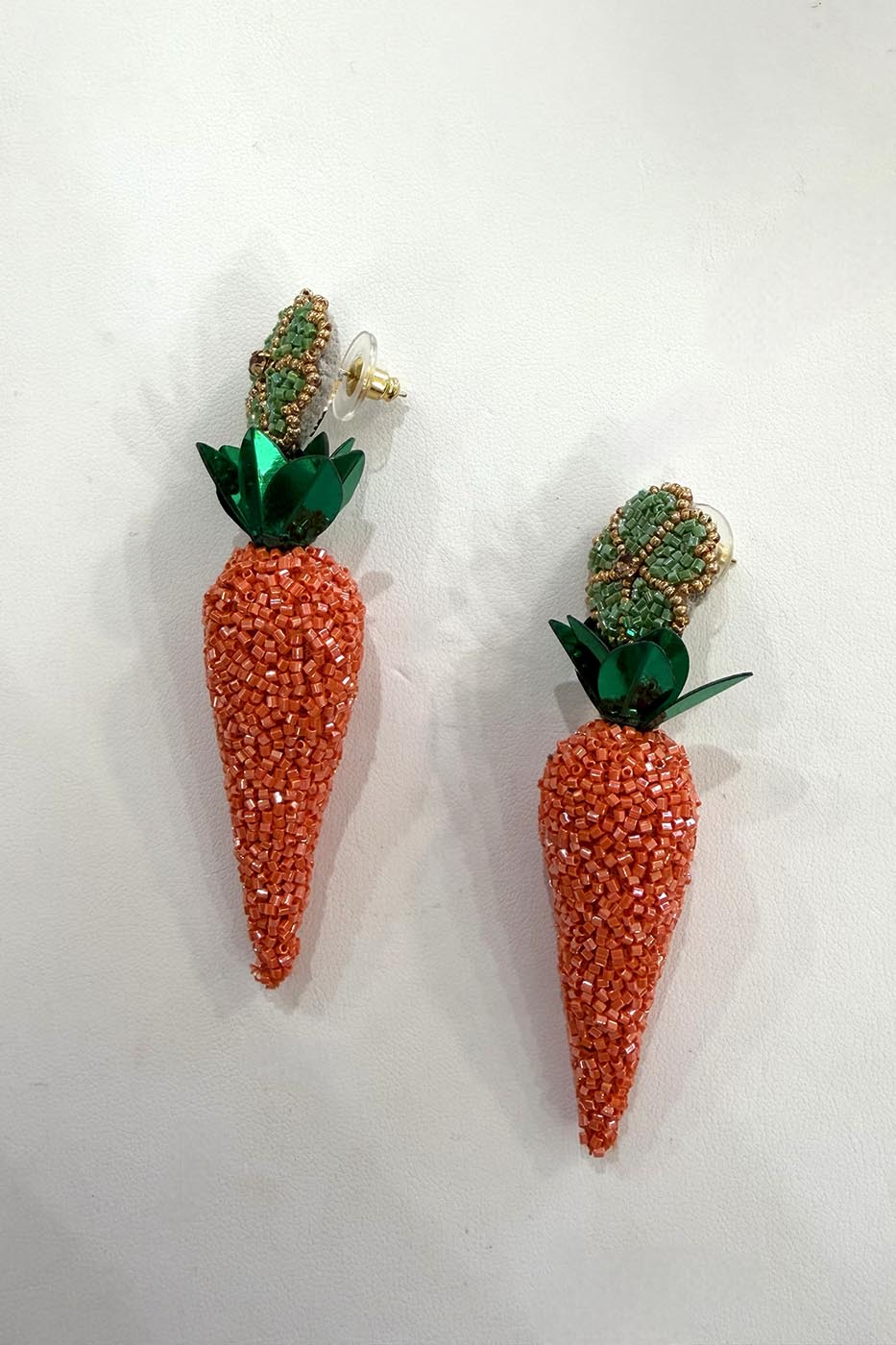 Boucles d'oreille Carotte