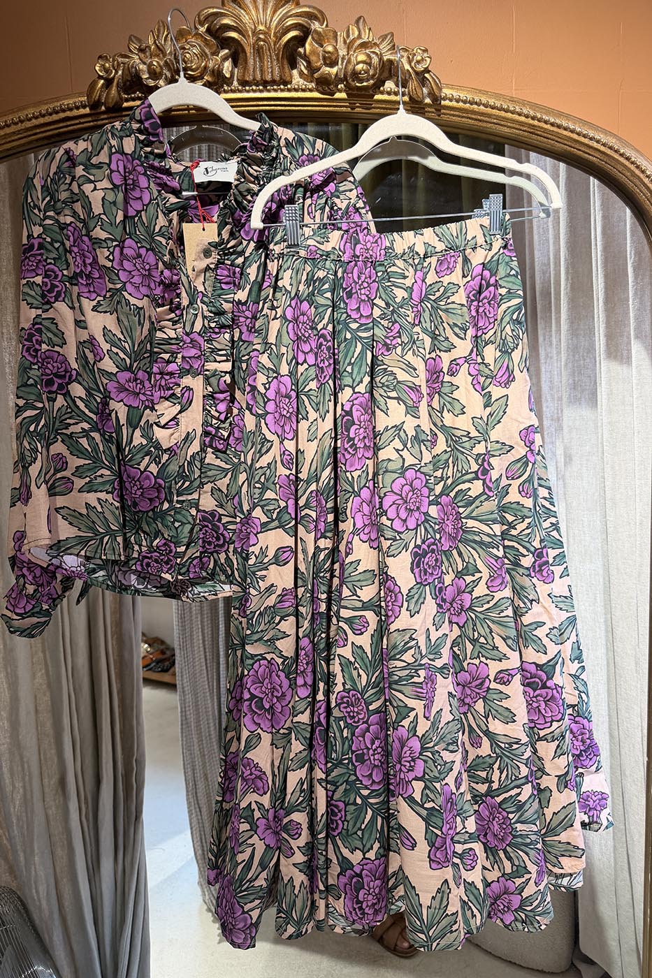 Jupe fleuri