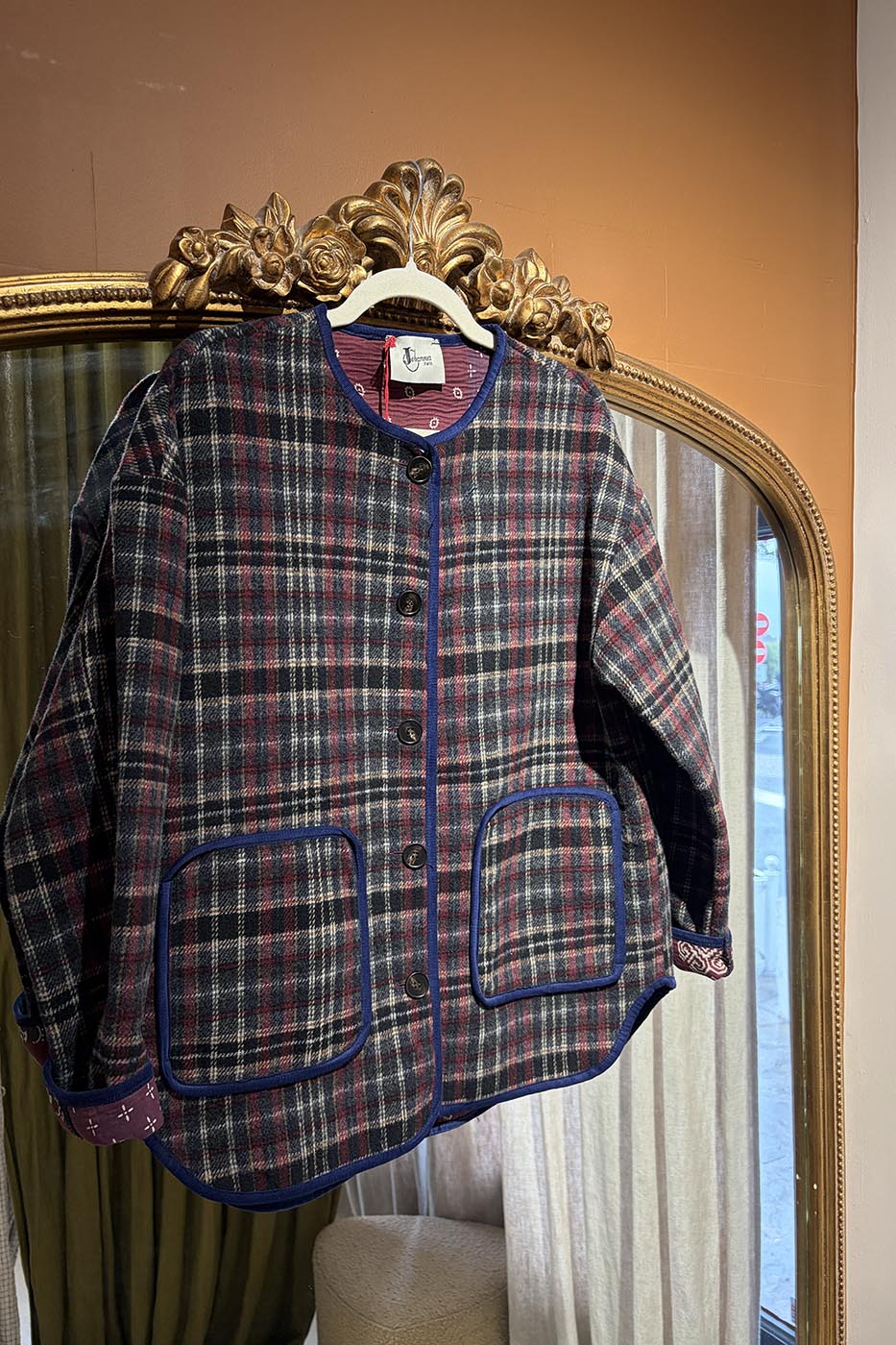 Veste à carreaux Johanna