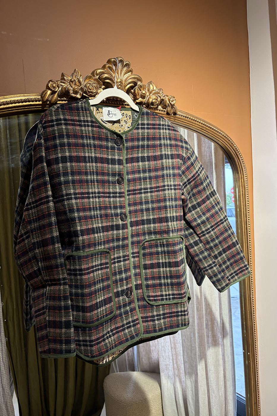 Veste à carreaux Johanna