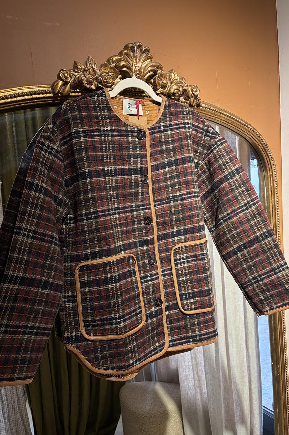 Veste à carreaux Johanna