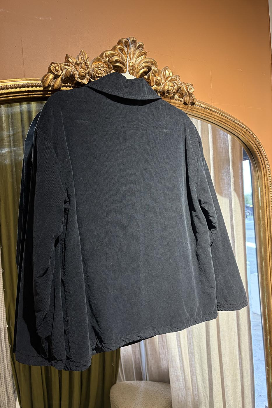 Veste velours matelassé