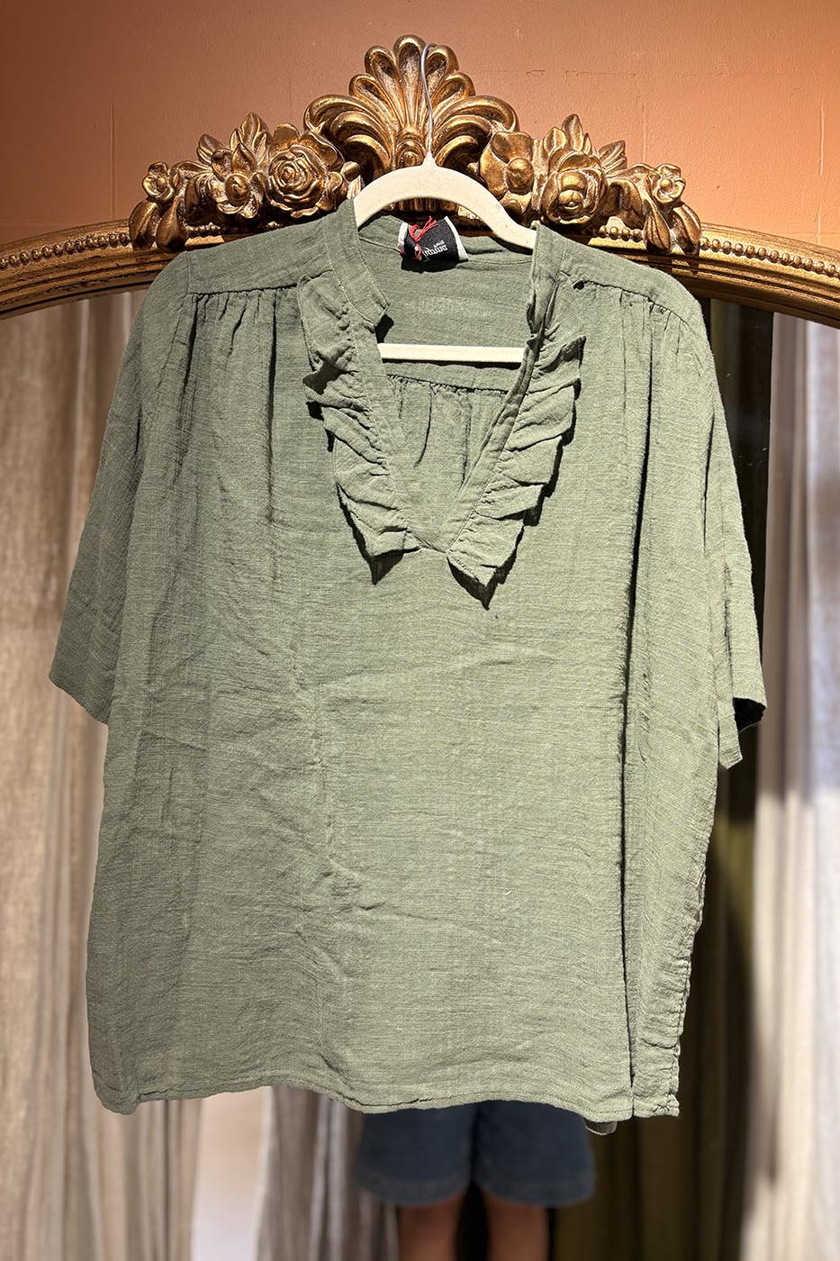 Chemise en gaz de coton