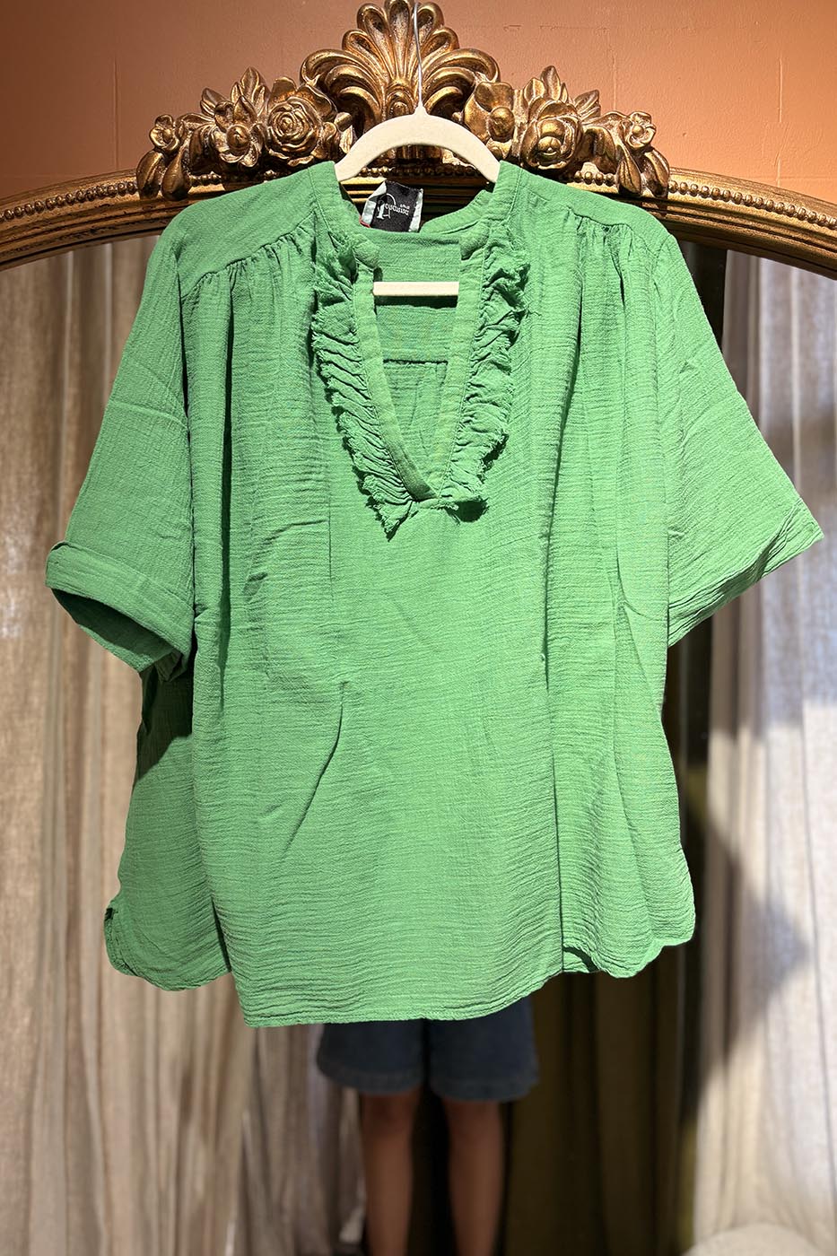Chemise en gaz de coton