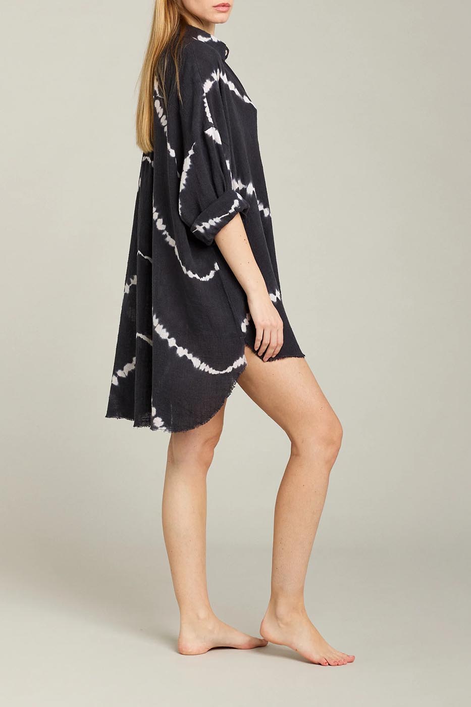 Chemise longue oversize Mykonos tie dye