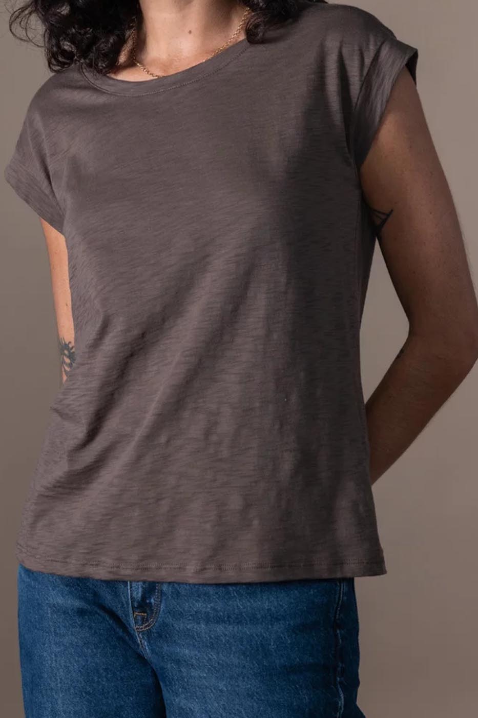 Tee-shirt Noélia moka flamme