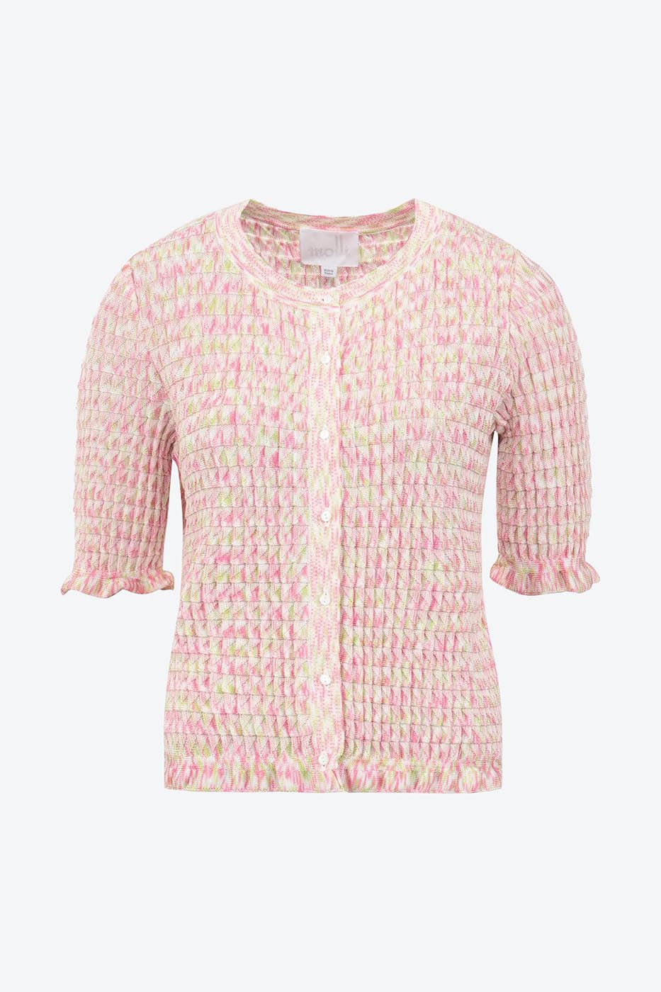 Cardigan enjoué multi rose