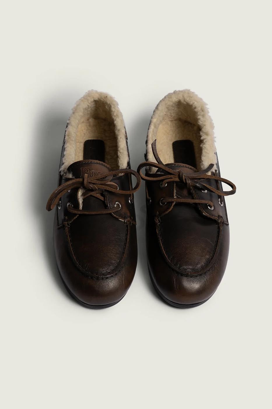 Boat Loafer Brushed - Fur | Coffee