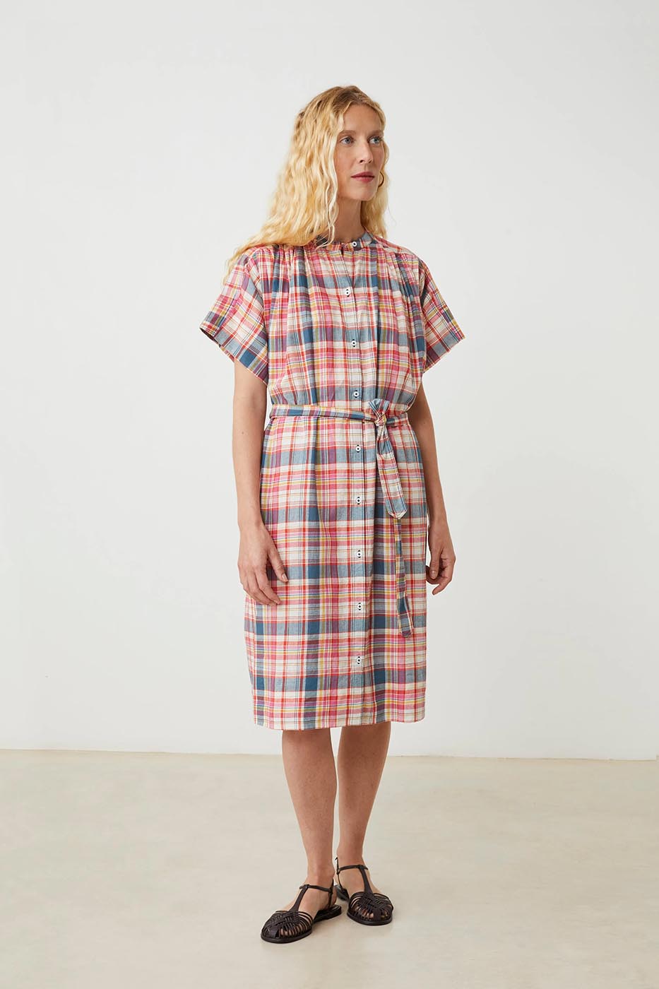 Robe Maxima N°782 Secret Checks Pop Pink